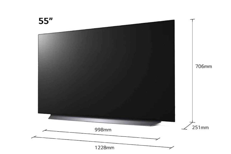 LG C1 55 Size