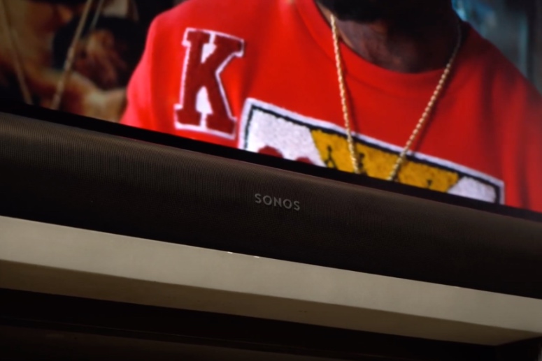 Sonos Arc black lifestyle photography