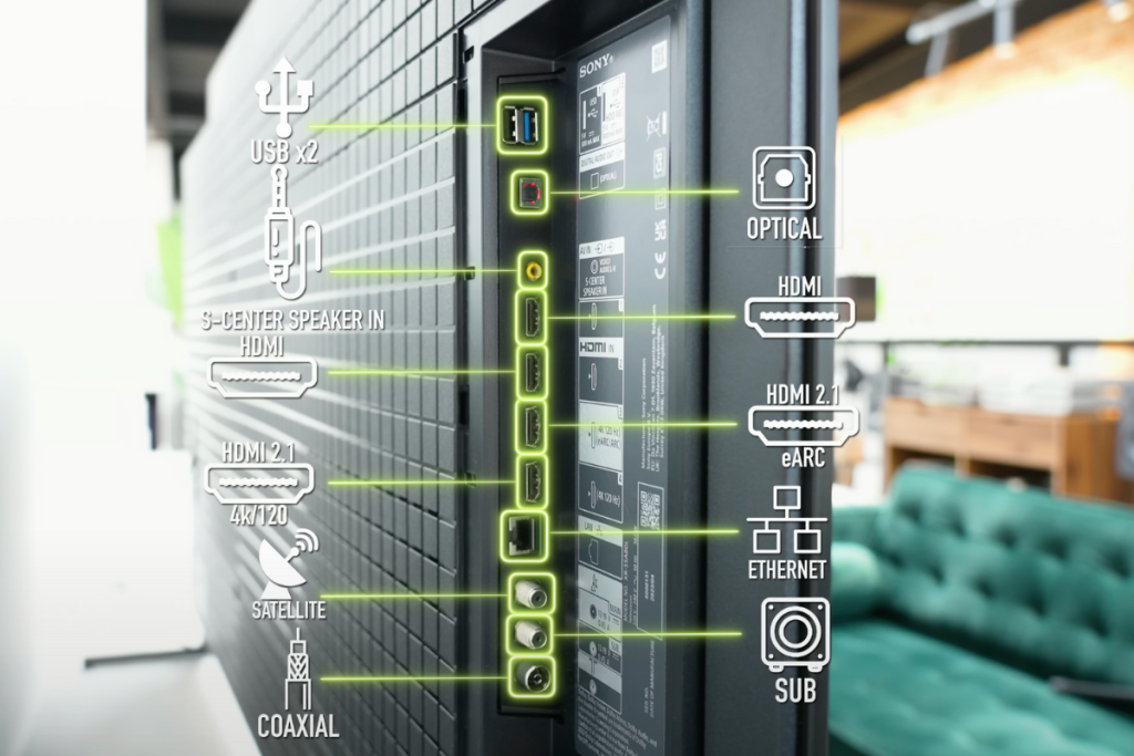 Sony-Bravia-XR-A80L-OLED-TV-Connections