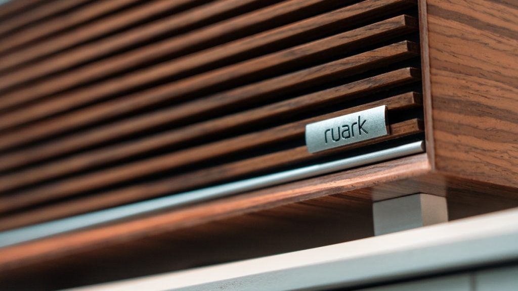 Closeup of metal detailing on Ruark R410