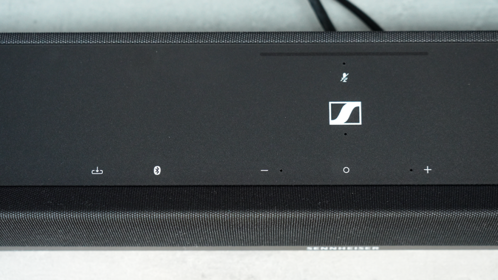 Sennheiser Ambeo Soundbar Mini Top Panel Controls
