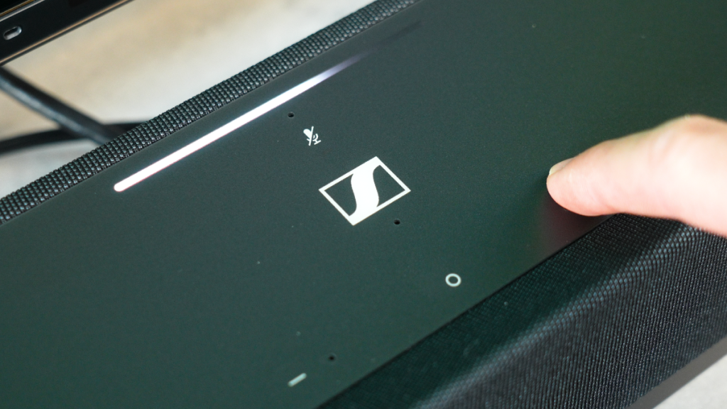 Sennheiser Ambeo Soundbar Mini Top Panel Controls