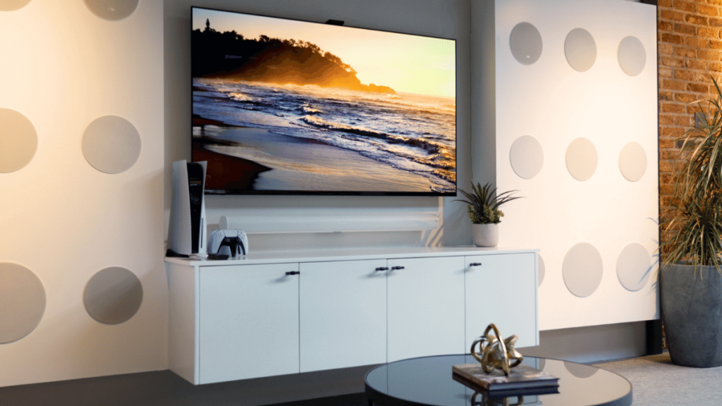 Sonos Arc Dolby Atmos Soundbar White wall mounted