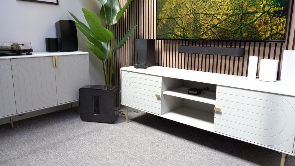 Sonos Sub (Gen 3) in use in the lounge