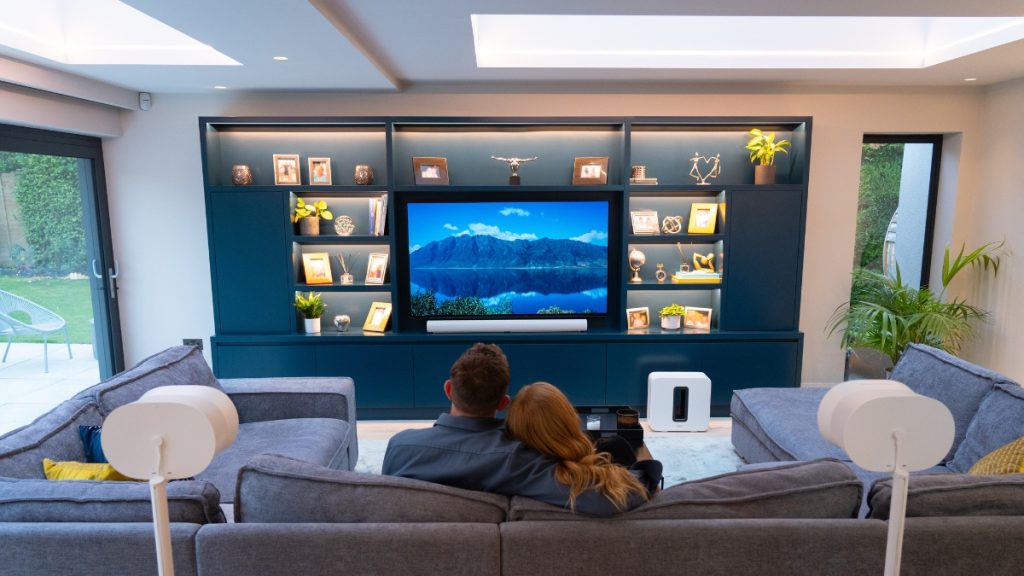 Sonos Arc, Sonos Sub Gen 3, Sonos Era 300 Home Cinema bundle lifestyle image