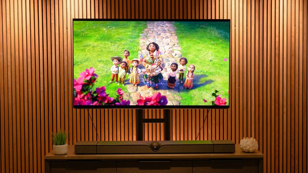 Sony Bravia XR A95L on Floorstand