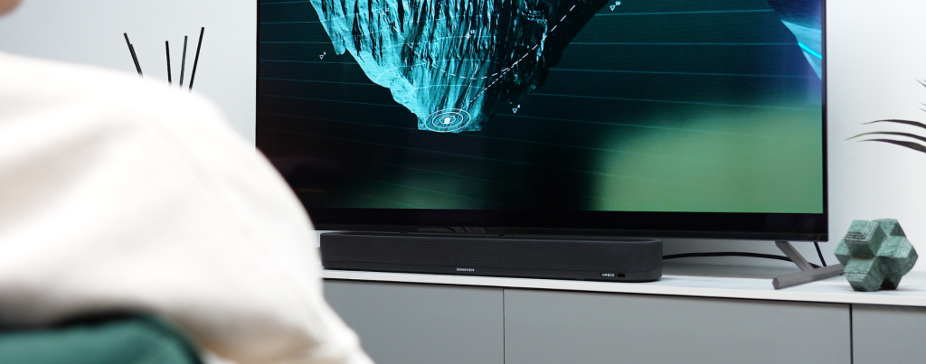 Sennheiser Soundbar under TV