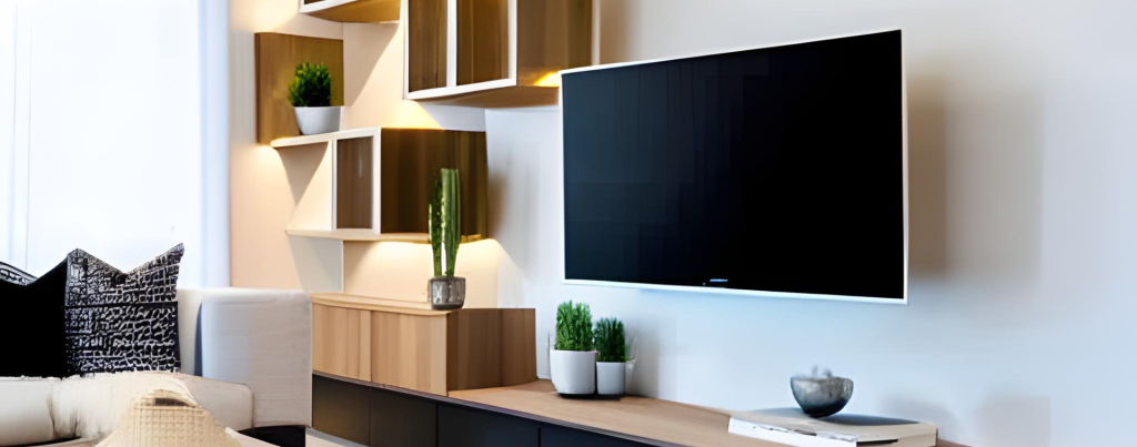 Wall-Mounted TV